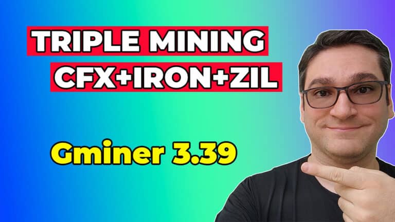 triple mining conflux iron zilliqa